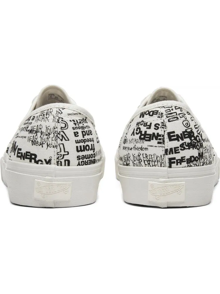 Кеды Vans Comme des Garçons x Authentic LX Graffiti — изображение 6 из 8, белый