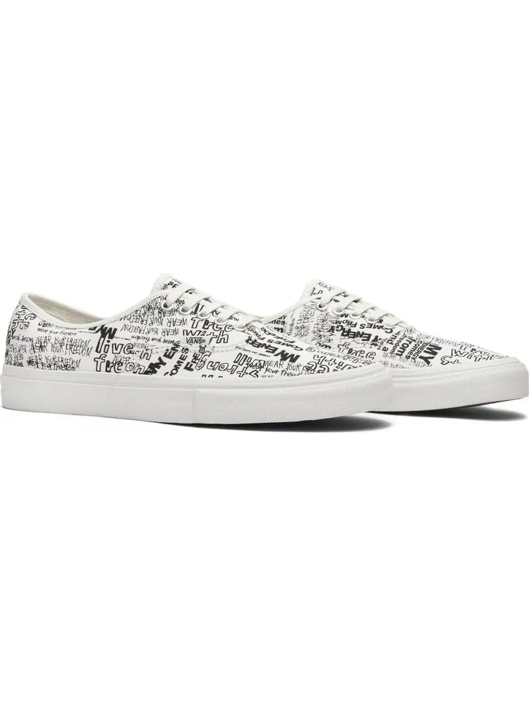 Кеды Vans Comme des Garçons x Authentic LX Graffiti — изображение 8 из 8, белый
