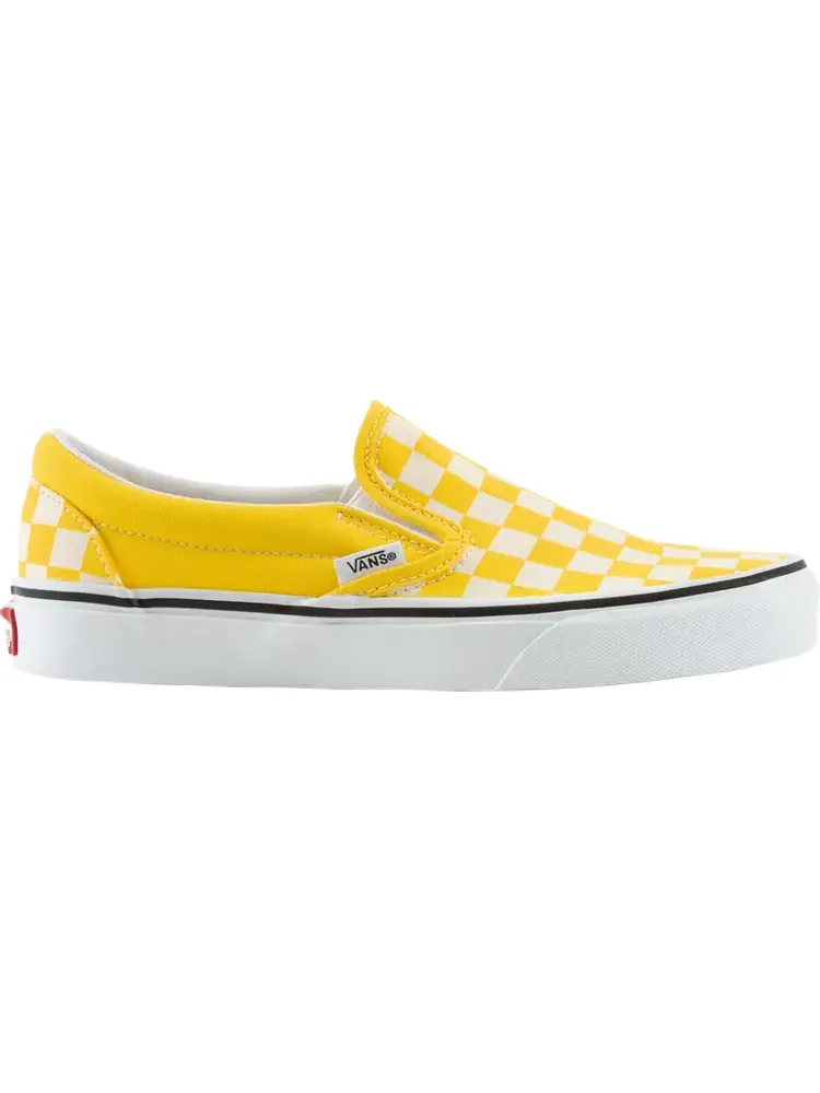 Кеды Vans Classic Slip-On Checkerboard - Cyber Yellow — изображение 1 из 1, желтый