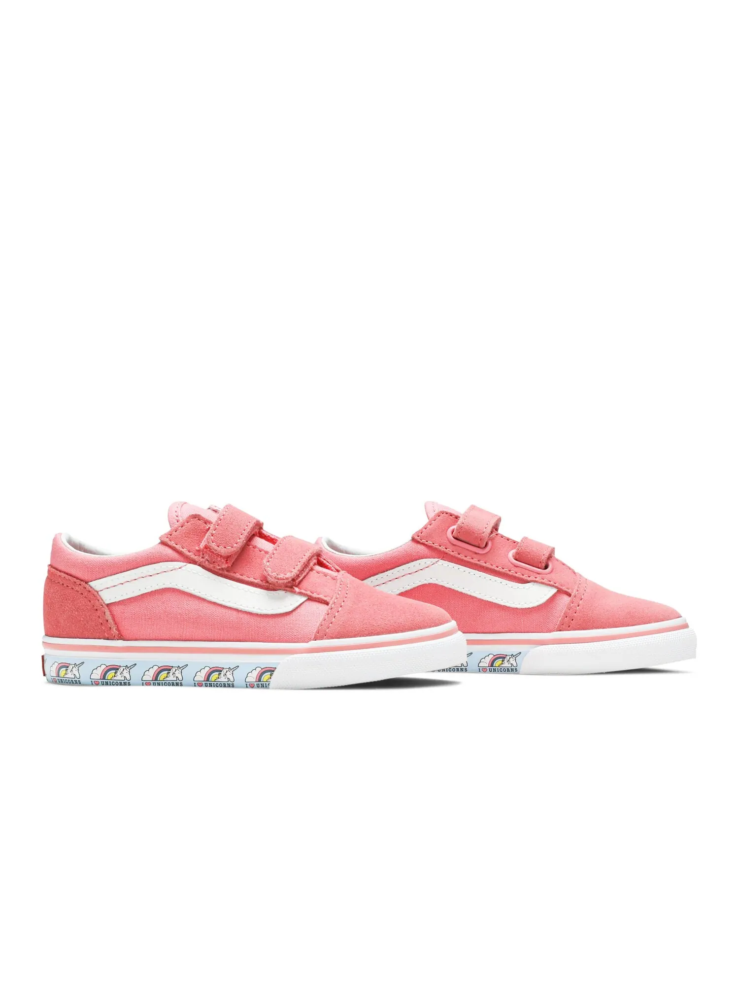 Ботинки Old Skool V Toddler Vans — изображение 8 из 8, розовый/белый