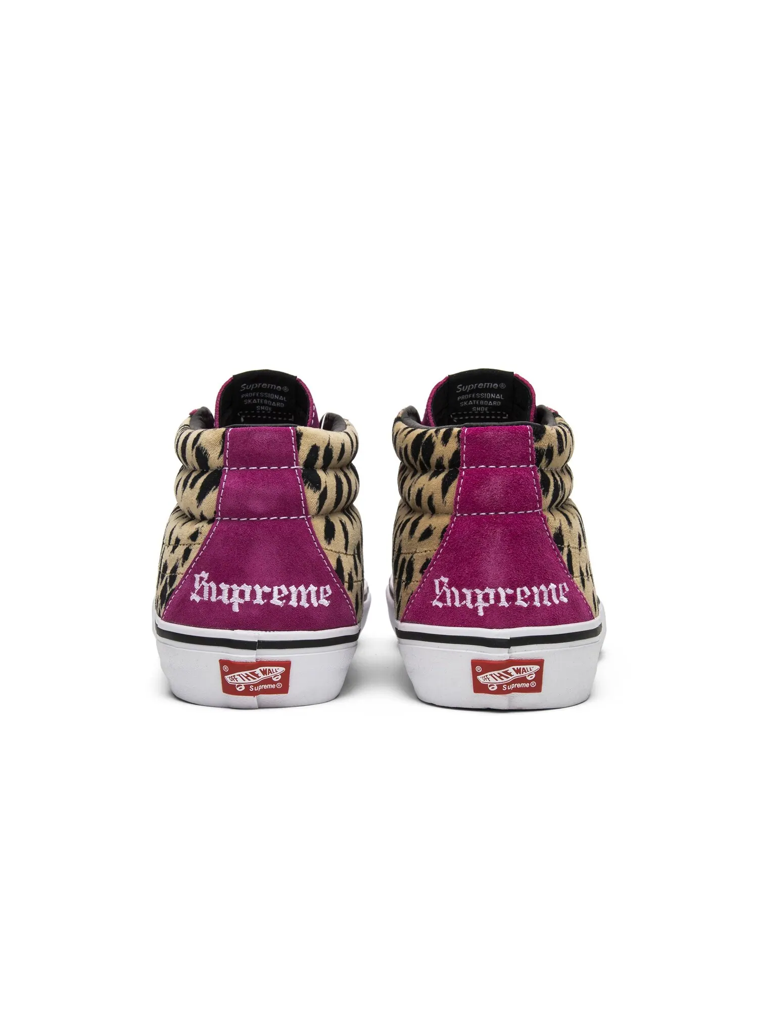 Кроссовки Supreme x Sk8-Mid Pro Vans — изображение 6 из 8, маджента