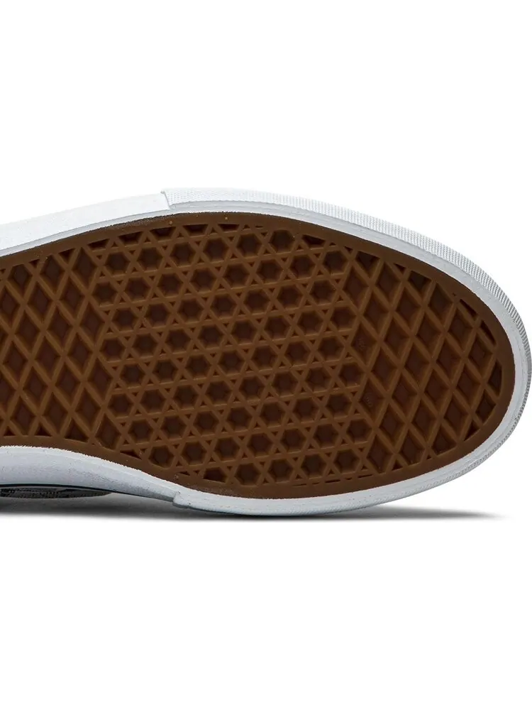 Кеды Vans Supreme x Classic Slip-On Pro Diamond Plate White — изображение 5 из 8, белый