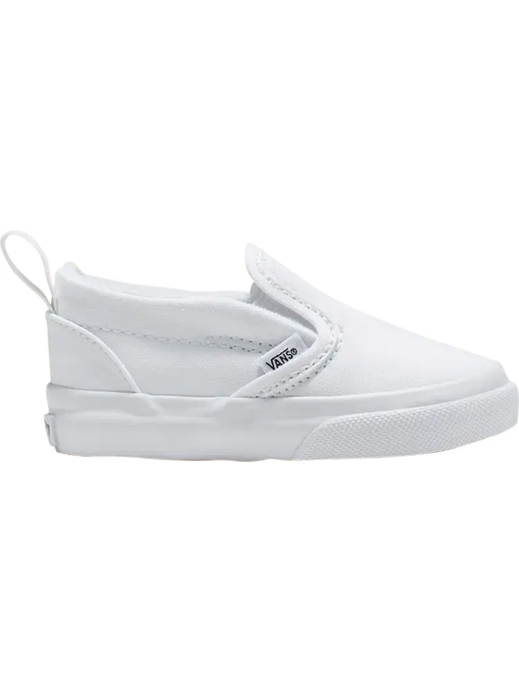 Кроссовки Slip-On V Toddler 'Triple White' — изображение 1 из 1, белый