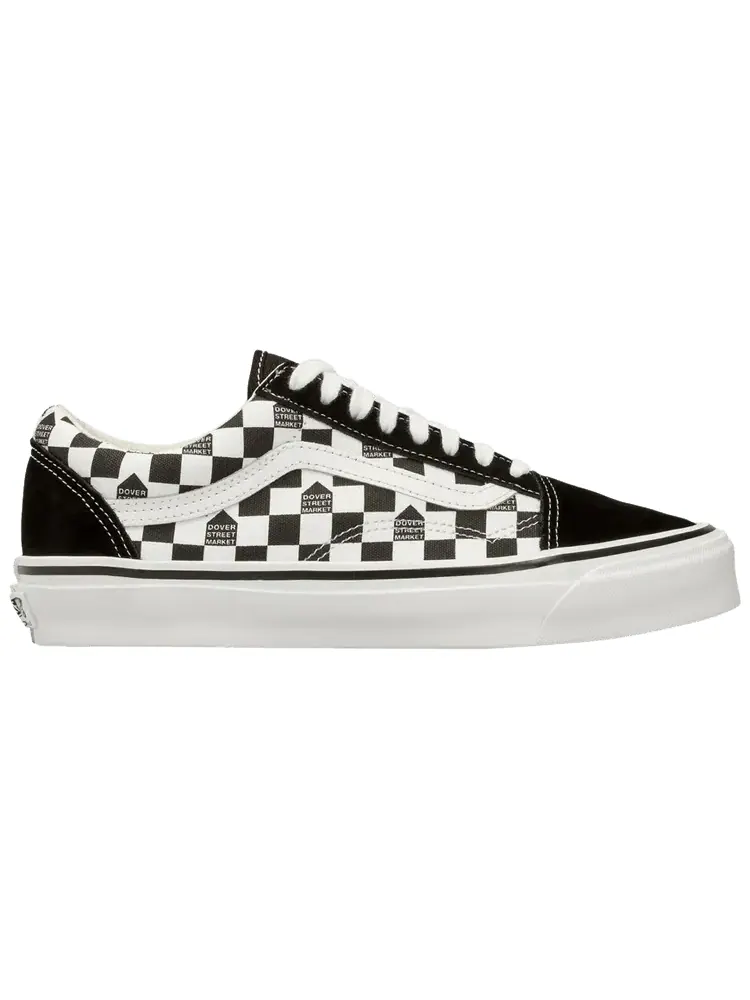 Кроссовки Vans Dover Street Market x OG Old Skool LX 'Checker - Black White' — изображение 1 из 1, черный белый