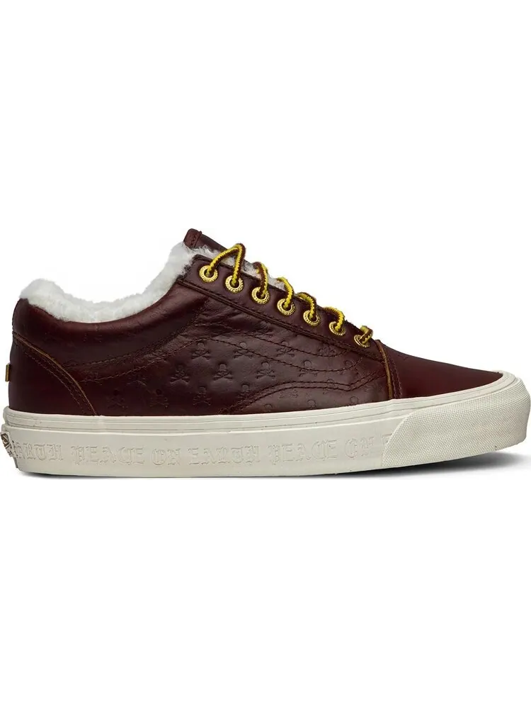 Кеды Vans OG Old Skool LX в коллаборации с Kith и Mastermind World (коричневый) — изображение 1 из 8