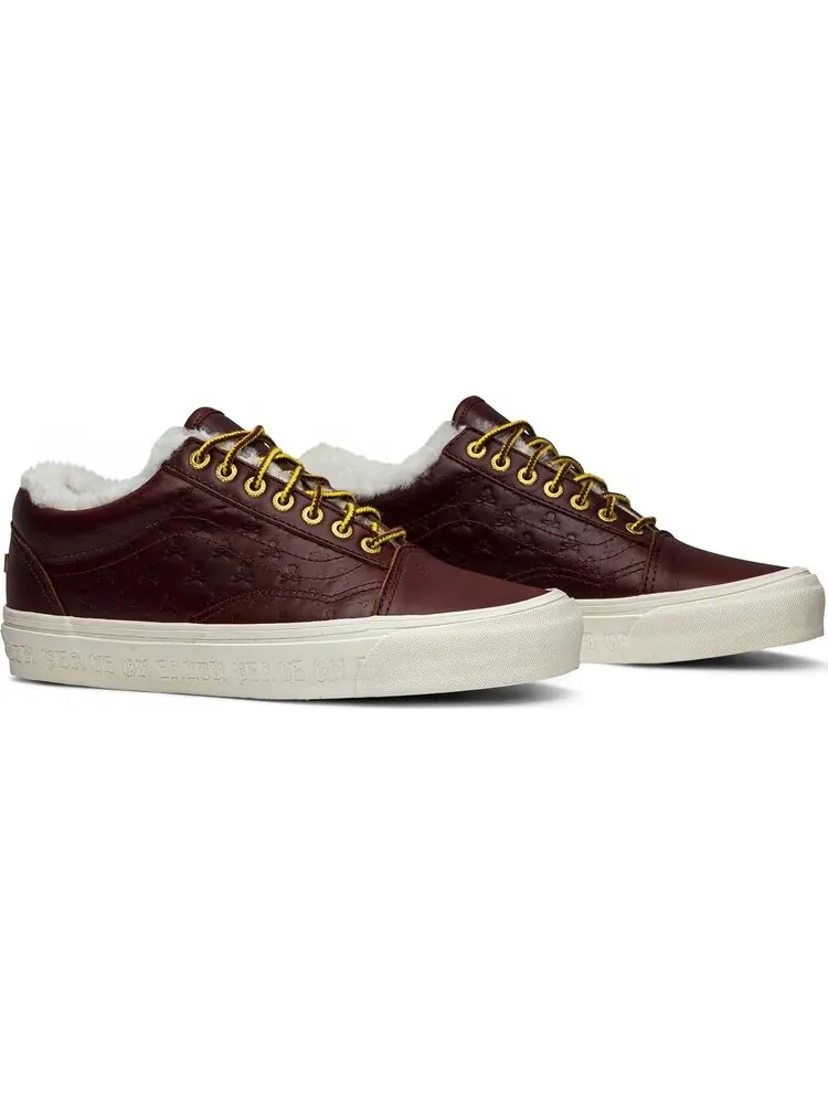 Кеды Vans OG Old Skool LX в коллаборации с Kith и Mastermind World (коричневый) — изображение 8 из 8