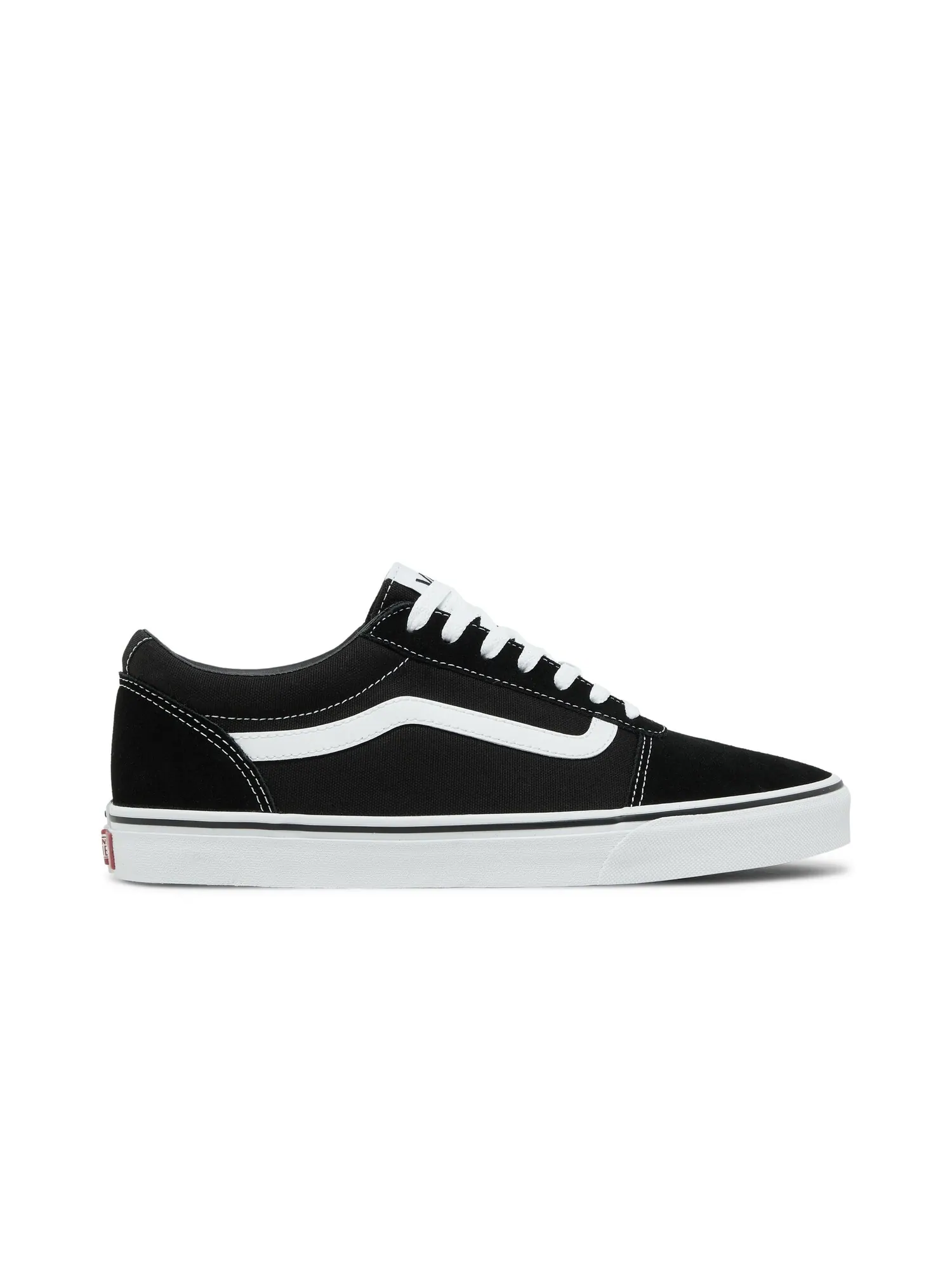 Кроссовки Ward Suede Canvas Vans — изображение 1 из 8, черный/белый