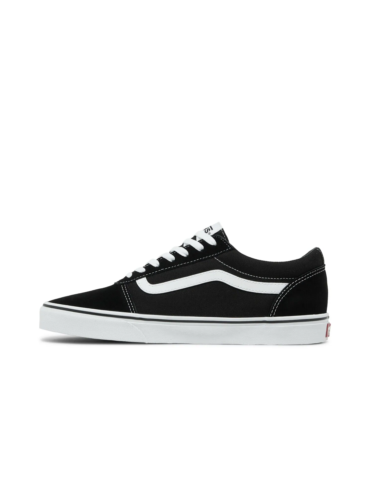 Кроссовки Ward Suede Canvas Vans — изображение 3 из 8, черный/белый