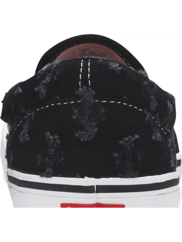 Кеды Vans Supreme x Slip-On Black Hole Punch Denim — изображение 7 из 8, черный