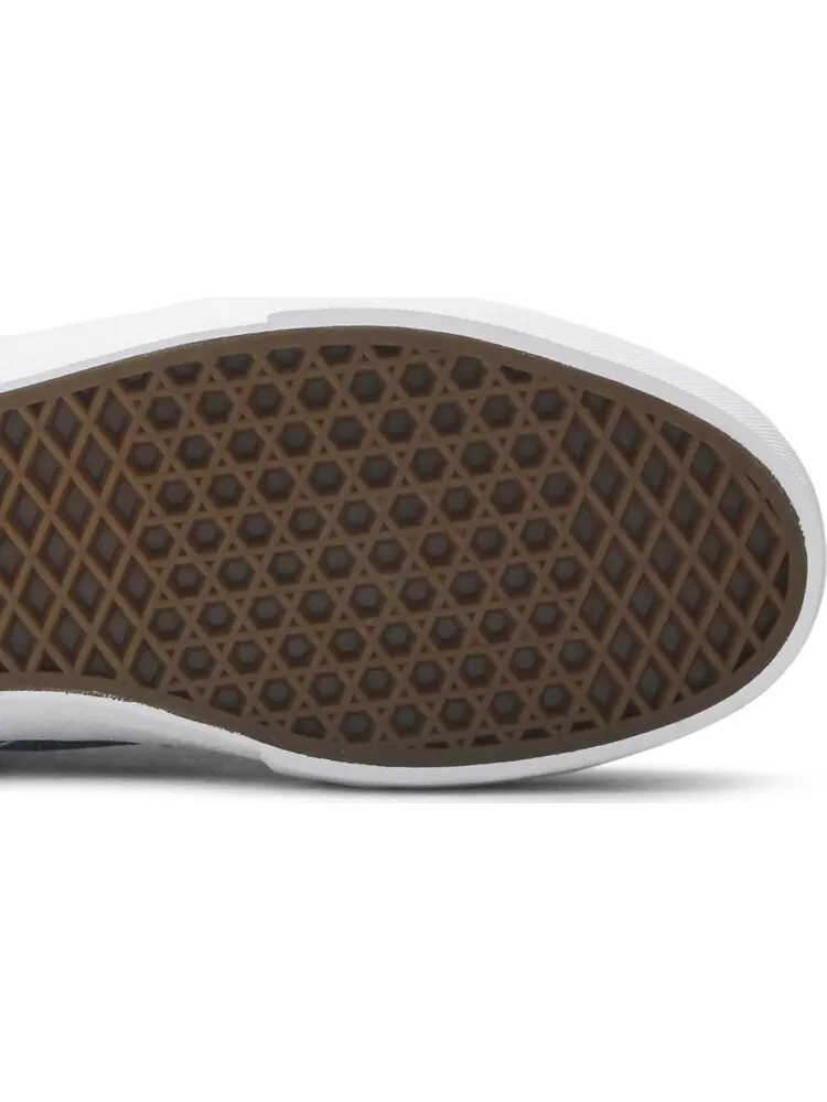 Кеды Vans Supreme x Slip-On Blue Hole Punch Denim — изображение 5 из 8, синий