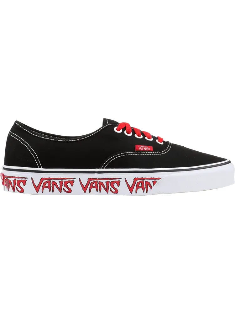 Кеды Vans Authentic Sketch Sidewall — изображение 1 из 1, красный