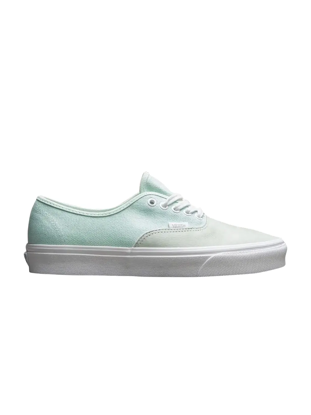 Кроссовки Authentic Nubuck Washed Vans — изображение 1 из 1, зеленый/белый