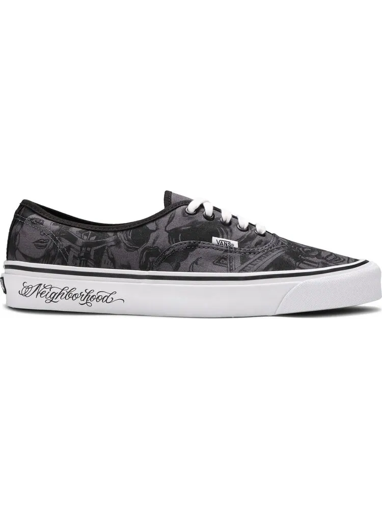 Кеды Vans x NEIGHBORHOOD x Mister Cartoon Authentic 44 DX "Tattoo Print" — изображение 1 из 8, серый