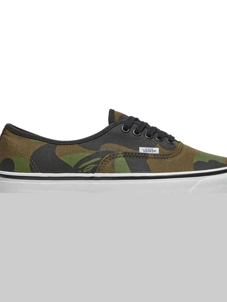 Кеды Vans BAPE x Authentic 44 DX First Camo — изображение 2 из 8, зеленый