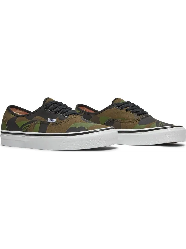 Кеды Vans BAPE x Authentic 44 DX First Camo — изображение 8 из 8, зеленый