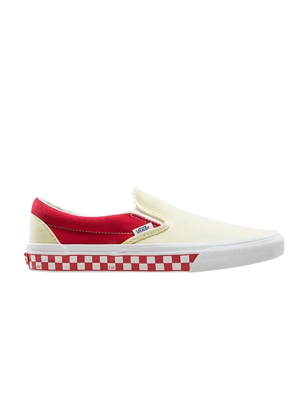 Классические слипоны Vans — изображение 1 из 1, красный/белый