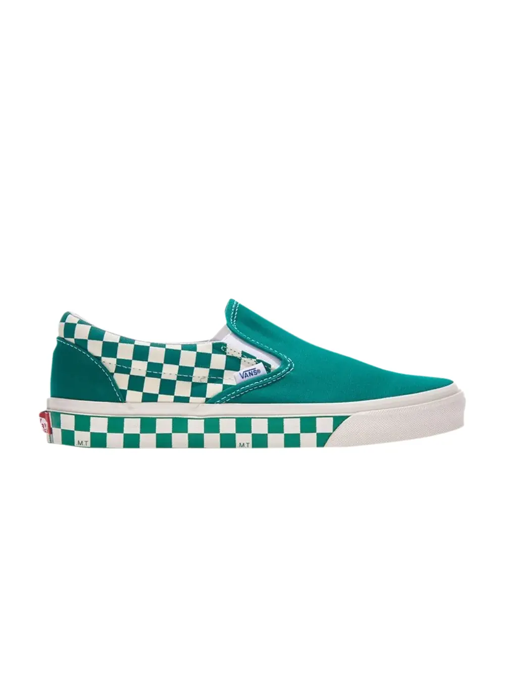 Классические слипоны Vans — изображение 1 из 1, зеленый/белый