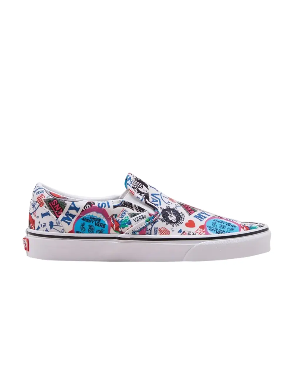 Классические слипоны Vans — изображение 1 из 1, мульти/белый
