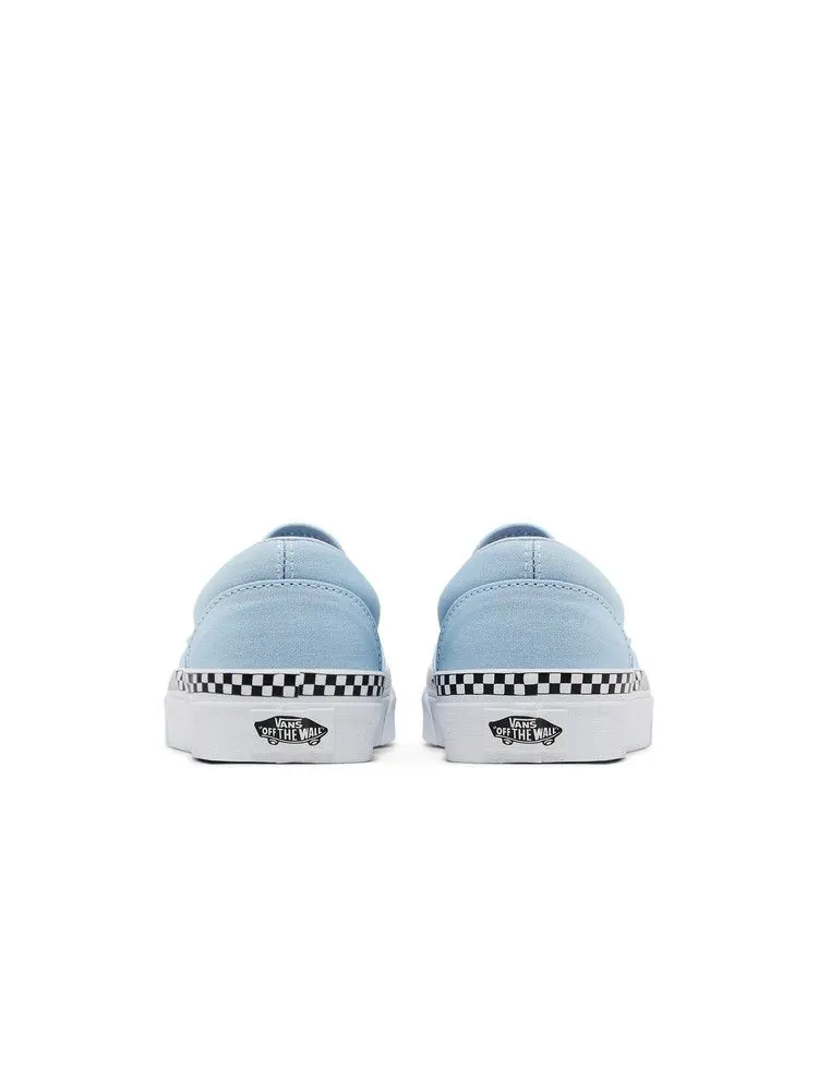 Кроссовки Vans Classic Slip-On, Check Foxing — изображение 6 из 8, синий