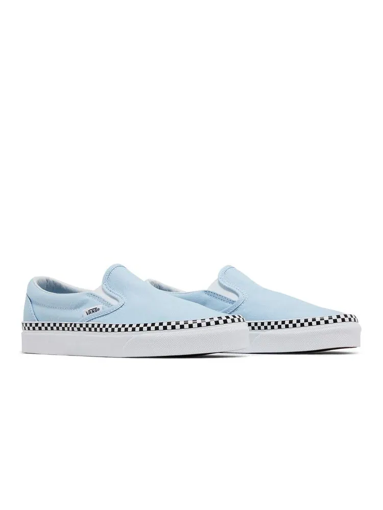 Кроссовки Vans Classic Slip-On, Check Foxing — изображение 8 из 8, синий