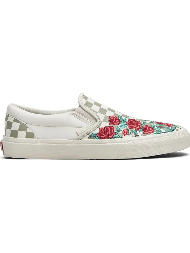 Кеды Vans Slip-On DX Rose Embroidery — изображение 1 из 8, черный
