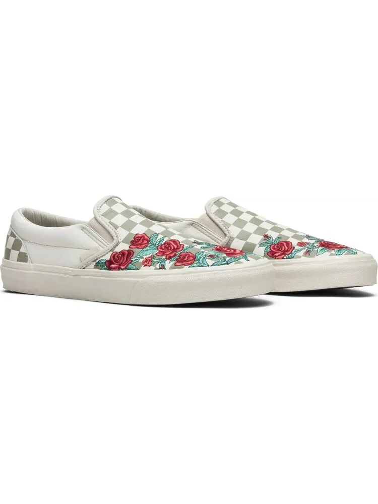 Кеды Vans Slip-On DX Rose Embroidery — изображение 8 из 8, черный