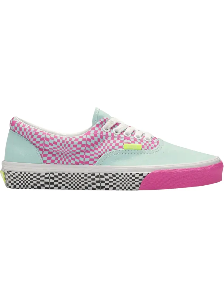Кеды Vans Era Checkerboard Pink Blue Black — изображение 1 из 1, мульти