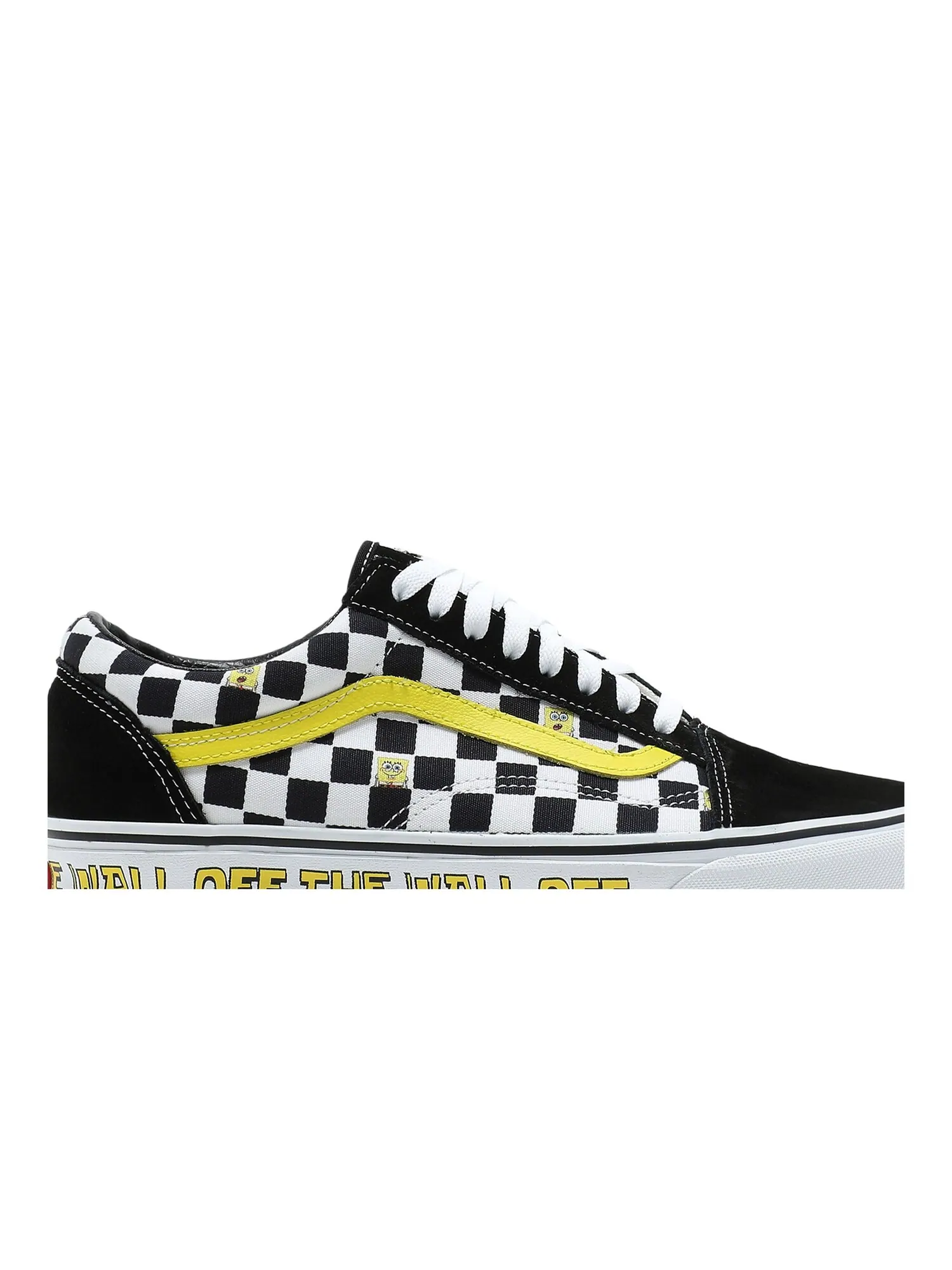 Кроссовки SpongeBob SquarePants x Old Skool Vans — изображение 2 из 8, черный/белый/желтый