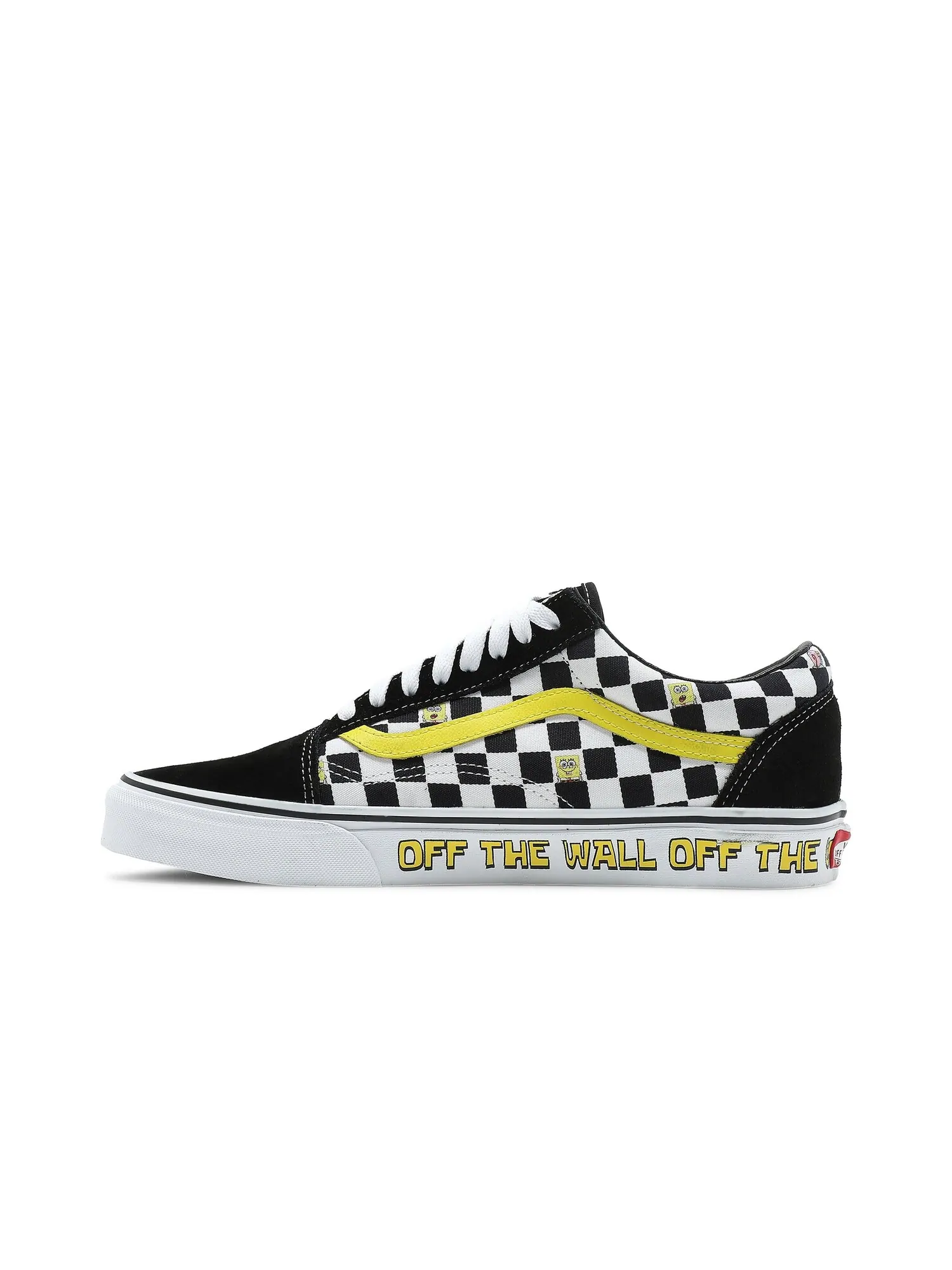 Кроссовки SpongeBob SquarePants x Old Skool Vans — изображение 3 из 8, черный/белый/желтый