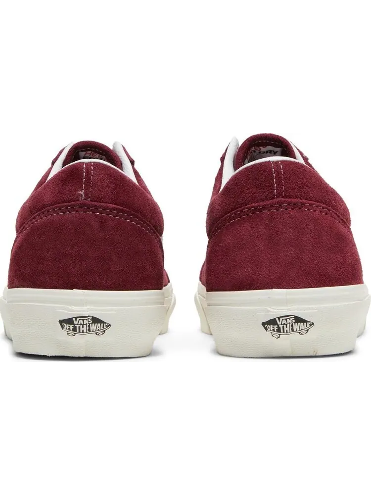 Кеды Vans Old Skool Pig Suede - Pomegranate — изображение 6 из 8, красный