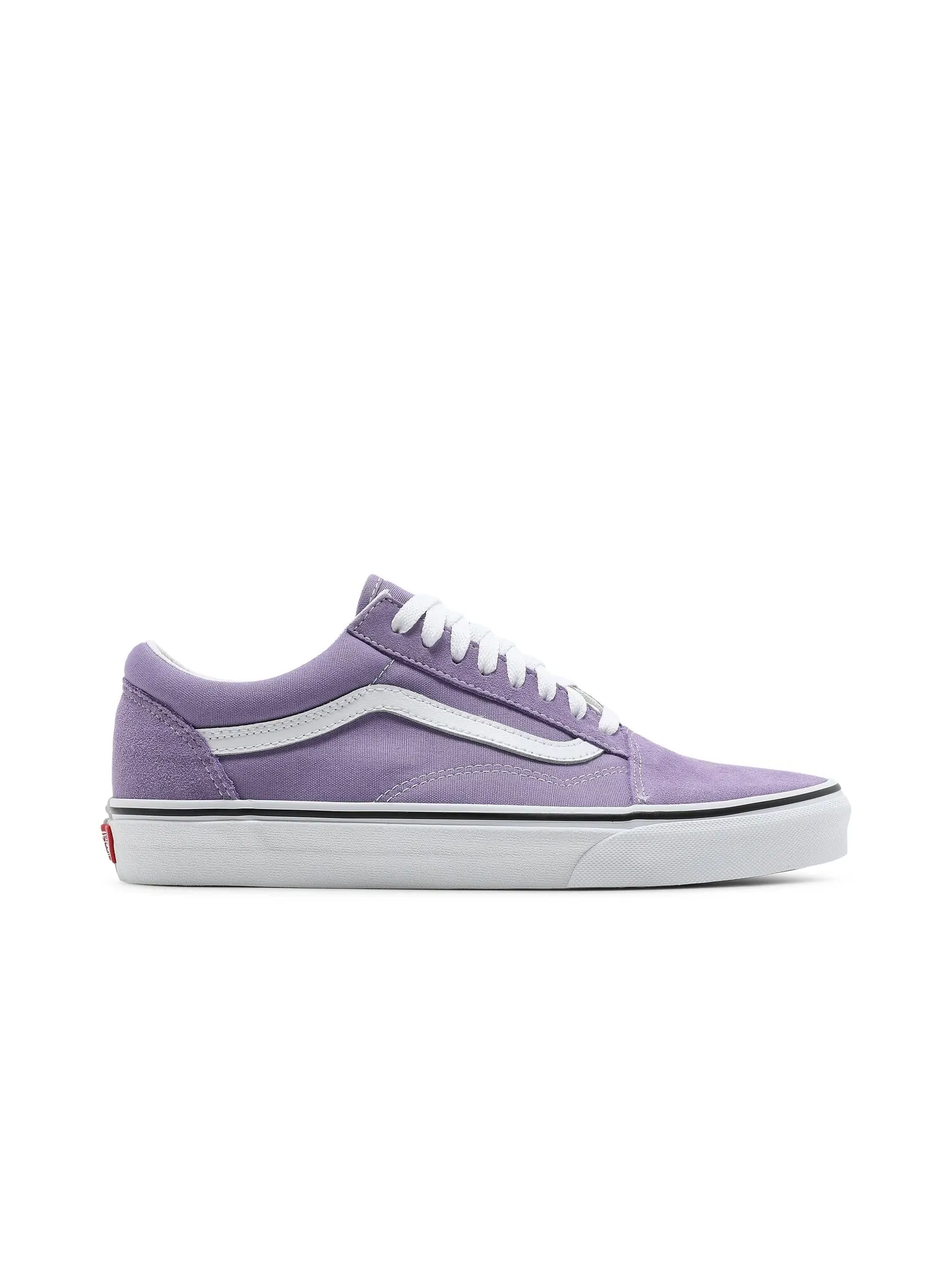 Кроссовки женские Old Skool Vans — изображение 1 из 8, фиолетовый/белый