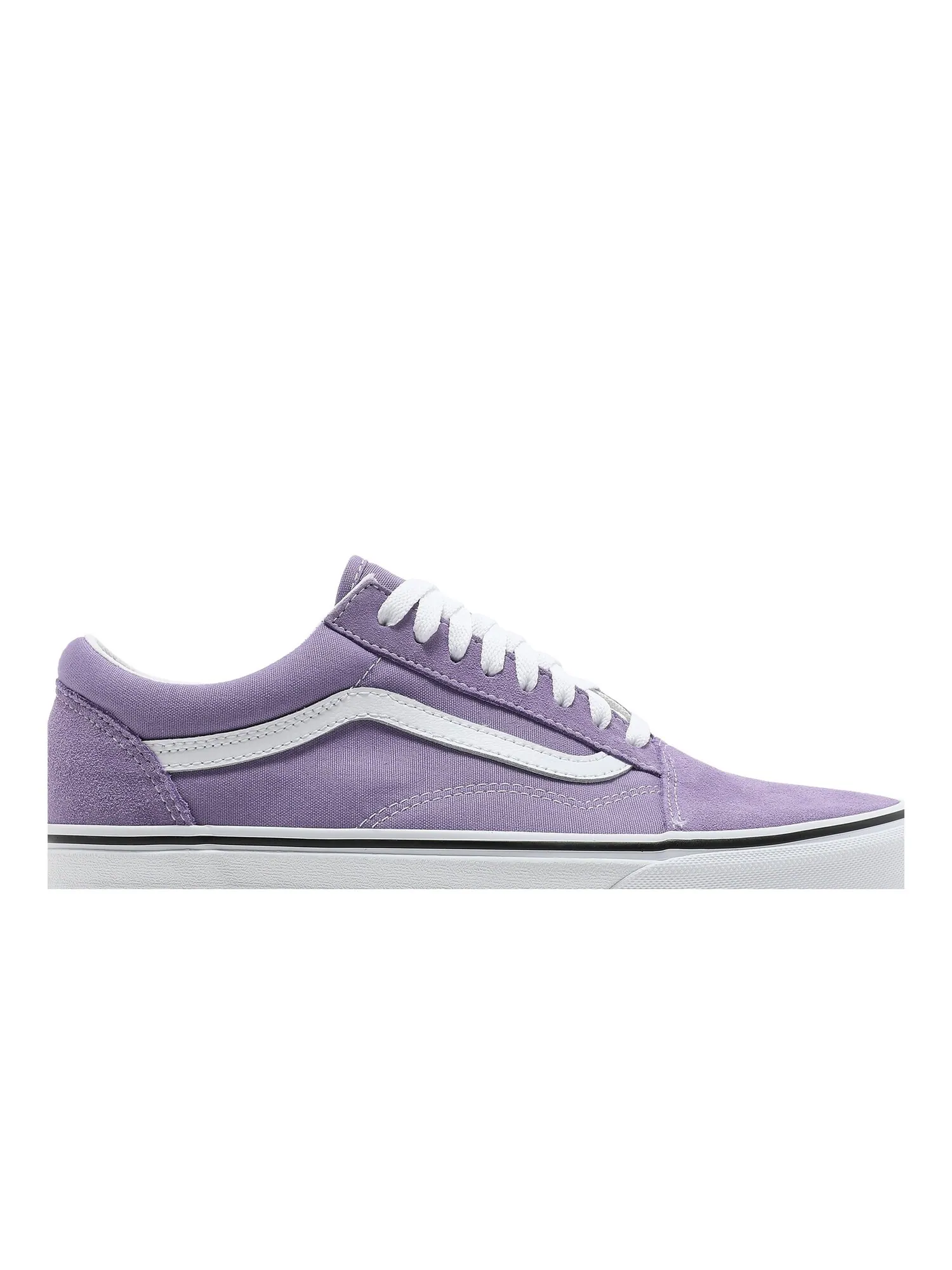Кроссовки женские Old Skool Vans — изображение 2 из 8, фиолетовый/белый