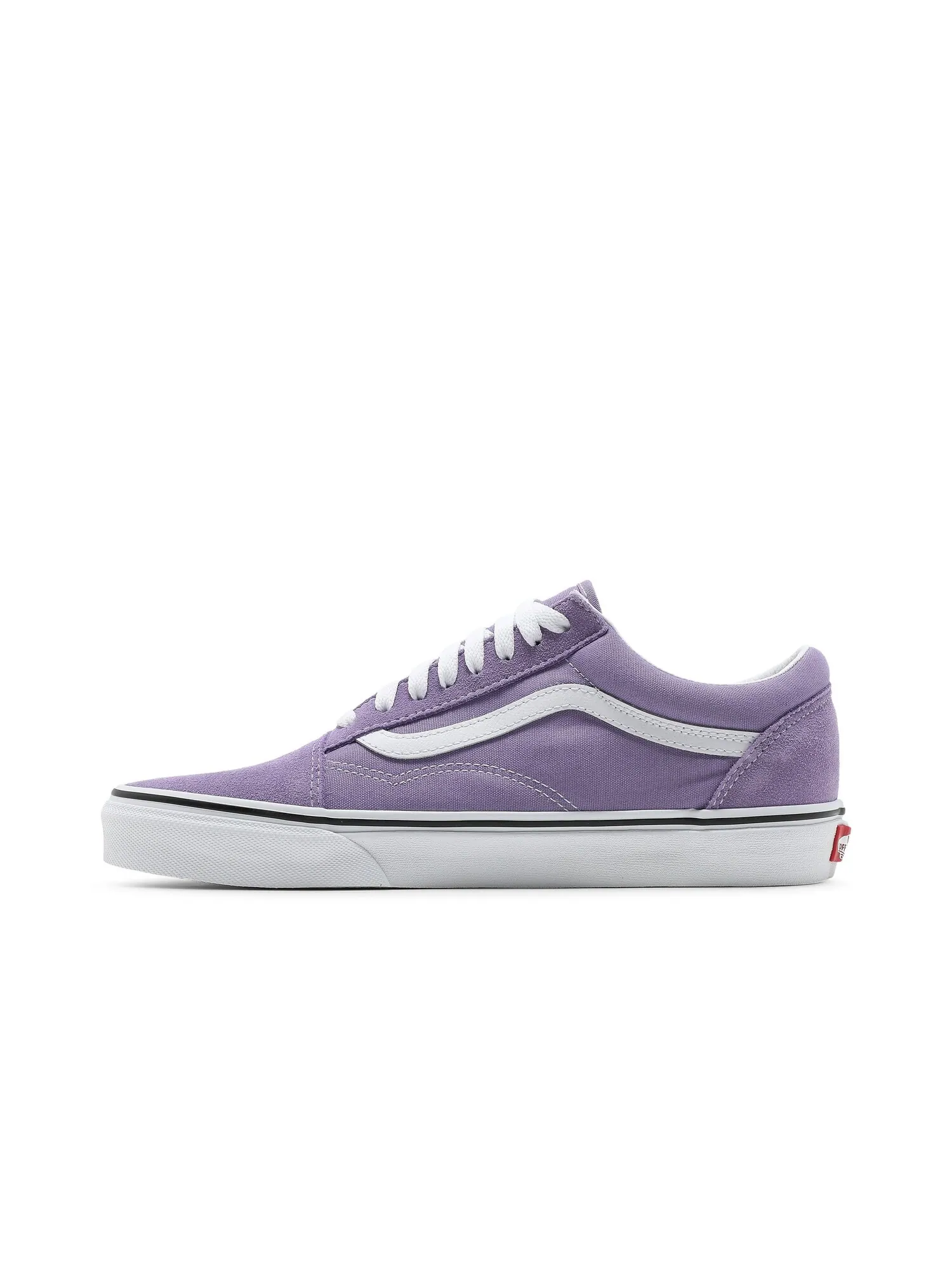Кроссовки женские Old Skool Vans — изображение 3 из 8, фиолетовый/белый