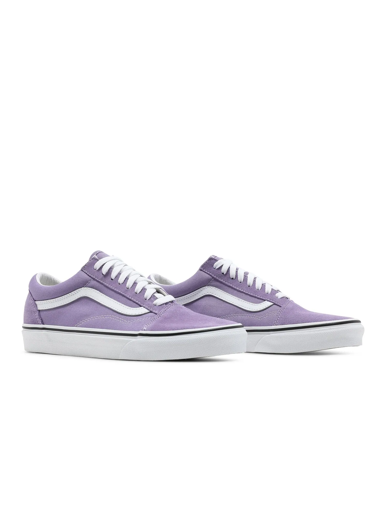 Кроссовки женские Old Skool Vans — изображение 8 из 8, фиолетовый/белый