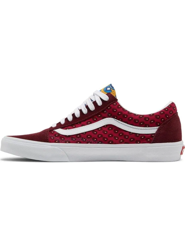 Кеды Vans Old Skool Tie Print Mix — изображение 3 из 8, красный