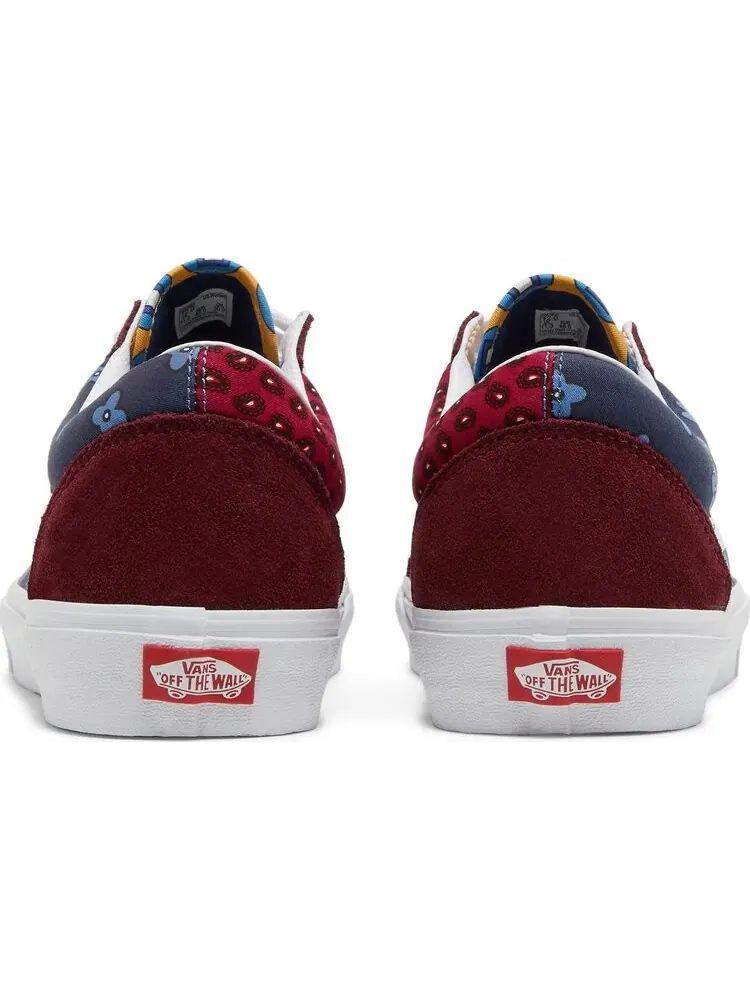 Кеды Vans Old Skool Tie Print Mix — изображение 6 из 8, красный
