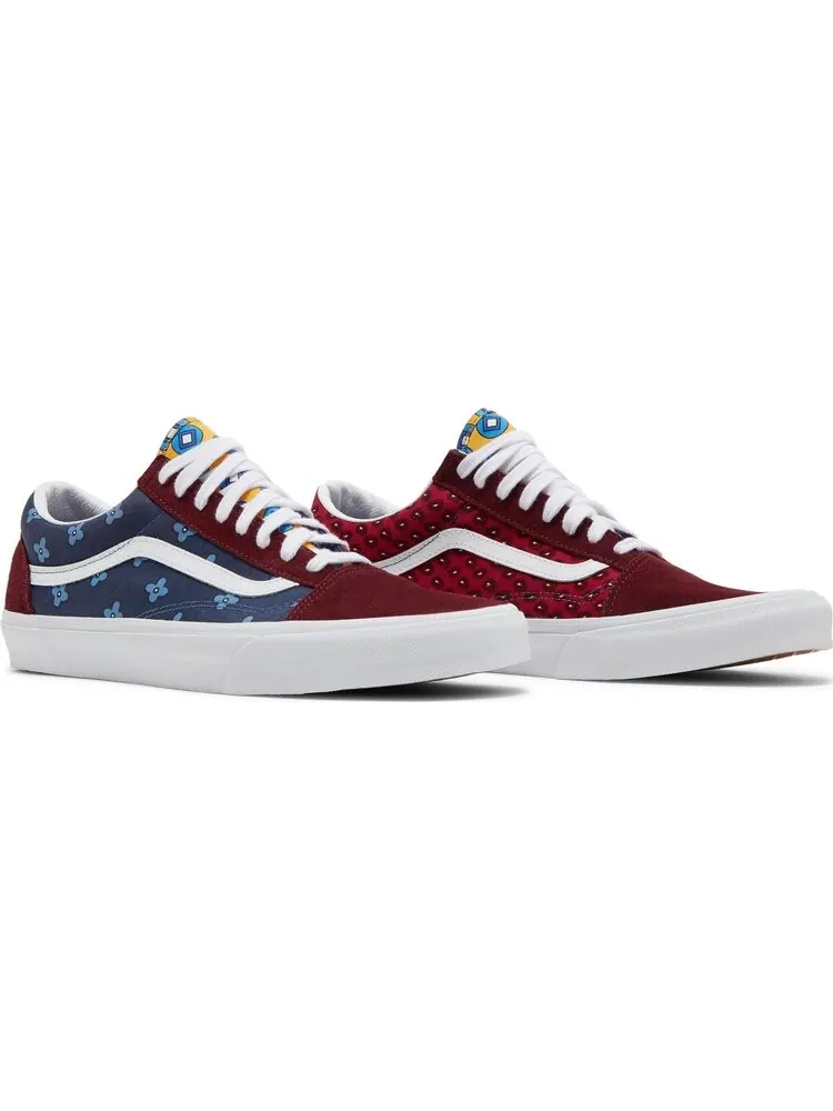 Кеды Vans Old Skool Tie Print Mix — изображение 8 из 8, красный