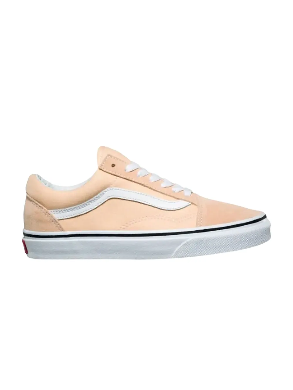 Кроссовки Old Skool Vans женские, персиковый — изображение 1 из 1, белый