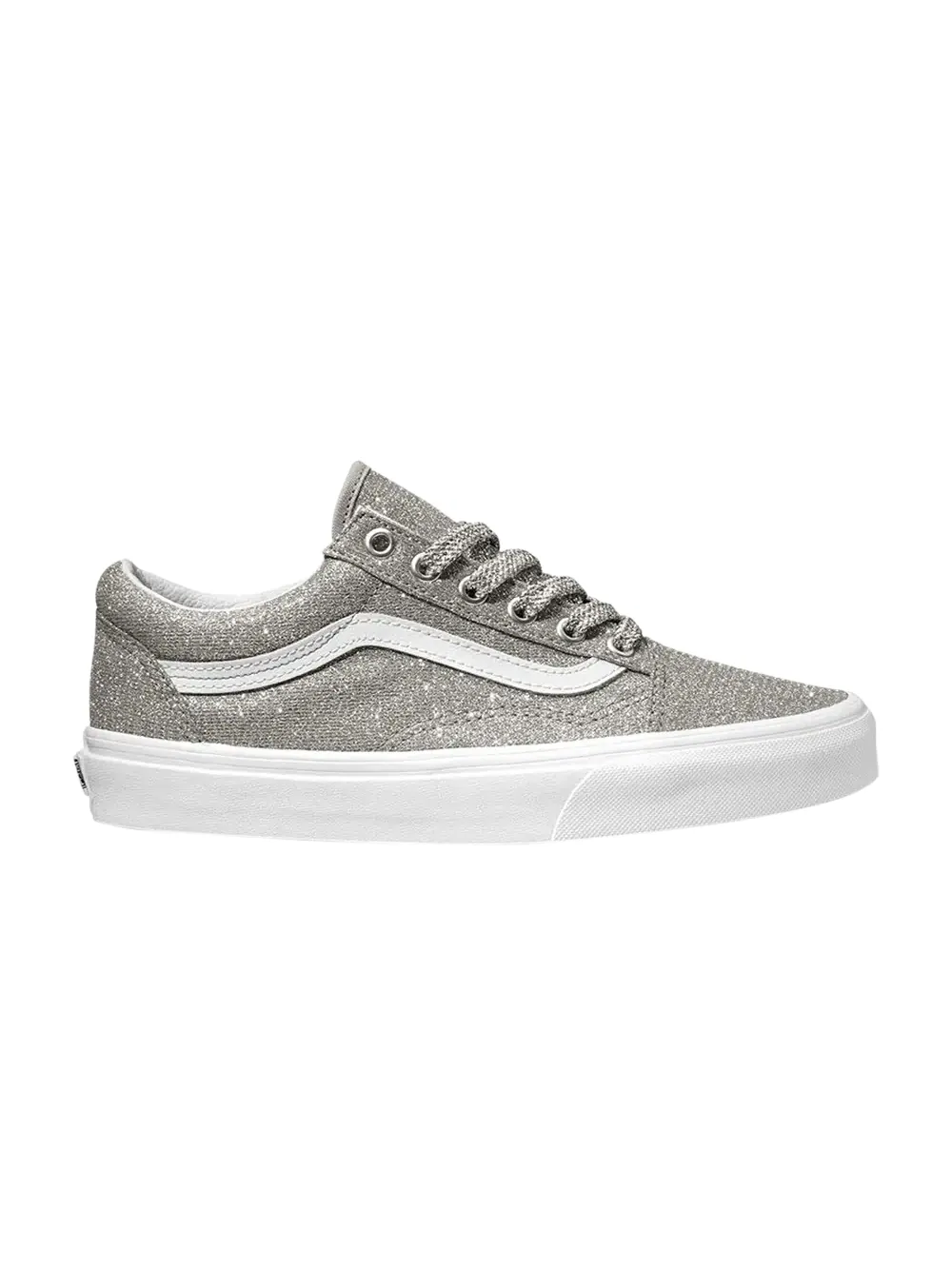 Кроссовки Old Skool Lurex Glitter Vans — изображение 1 из 1, серебряный