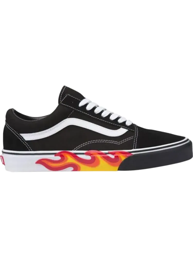 Кеды Vans Old Skool Flame Cut Out — изображение 1 из 1, черный