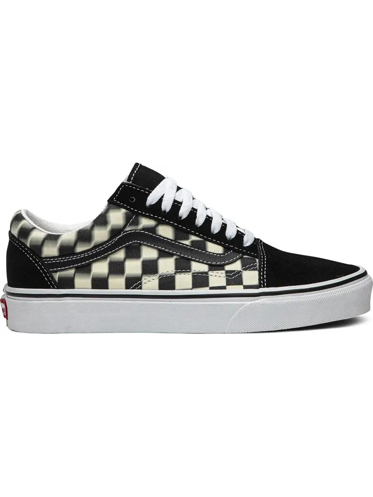 Кеды Vans Old Skool Blur Check — изображение 1 из 8, черный