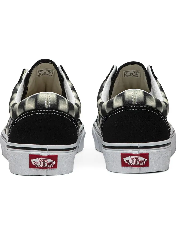 Кеды Vans Old Skool Blur Check — изображение 6 из 8, черный