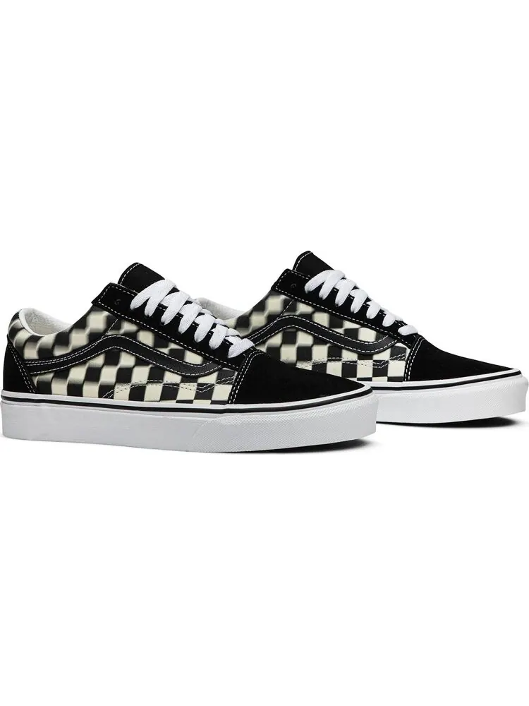 Кеды Vans Old Skool Blur Check — изображение 8 из 8, черный