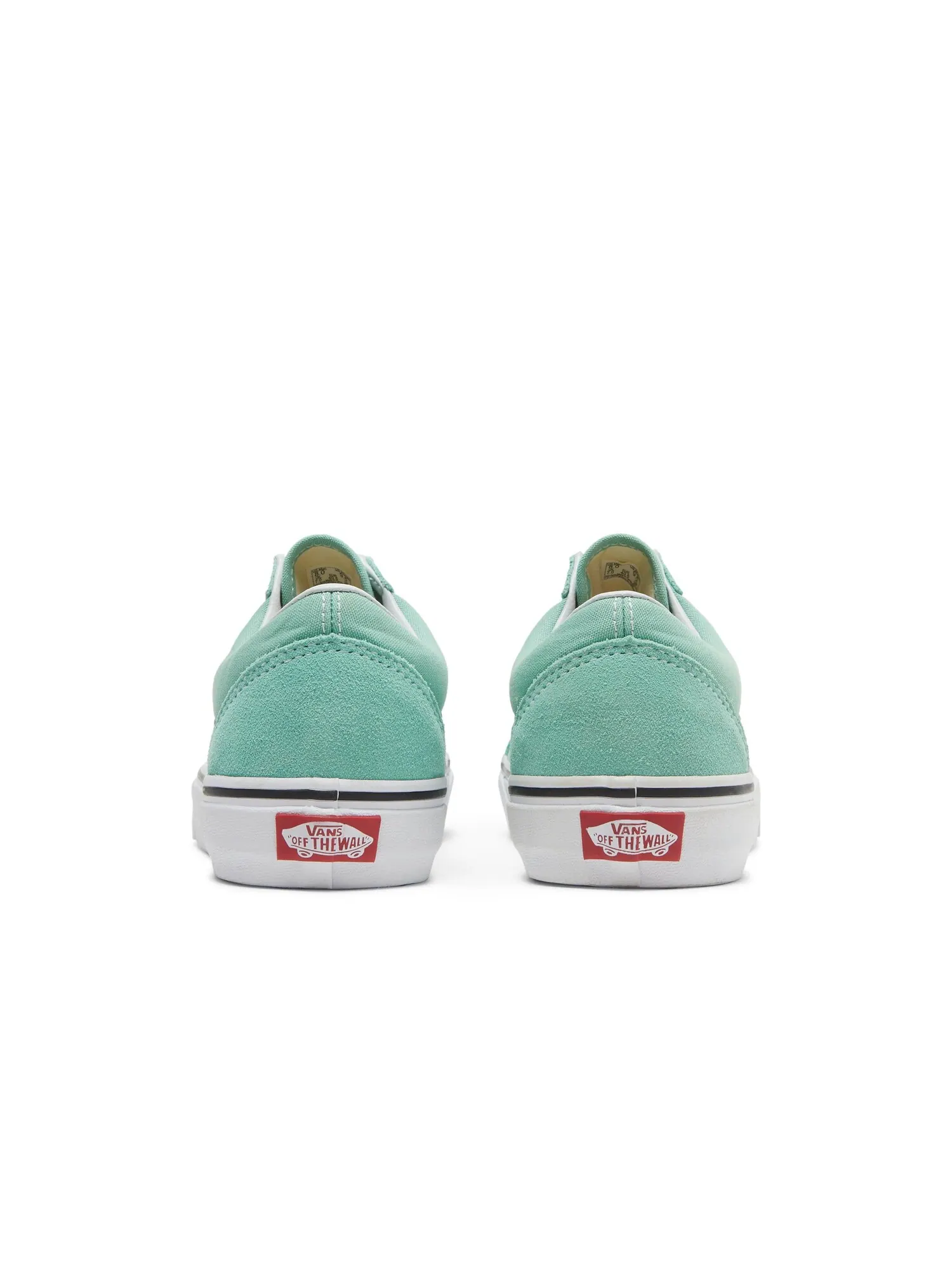 Кроссовки женские Old Skool Vans — изображение 6 из 8, зеленый/белый