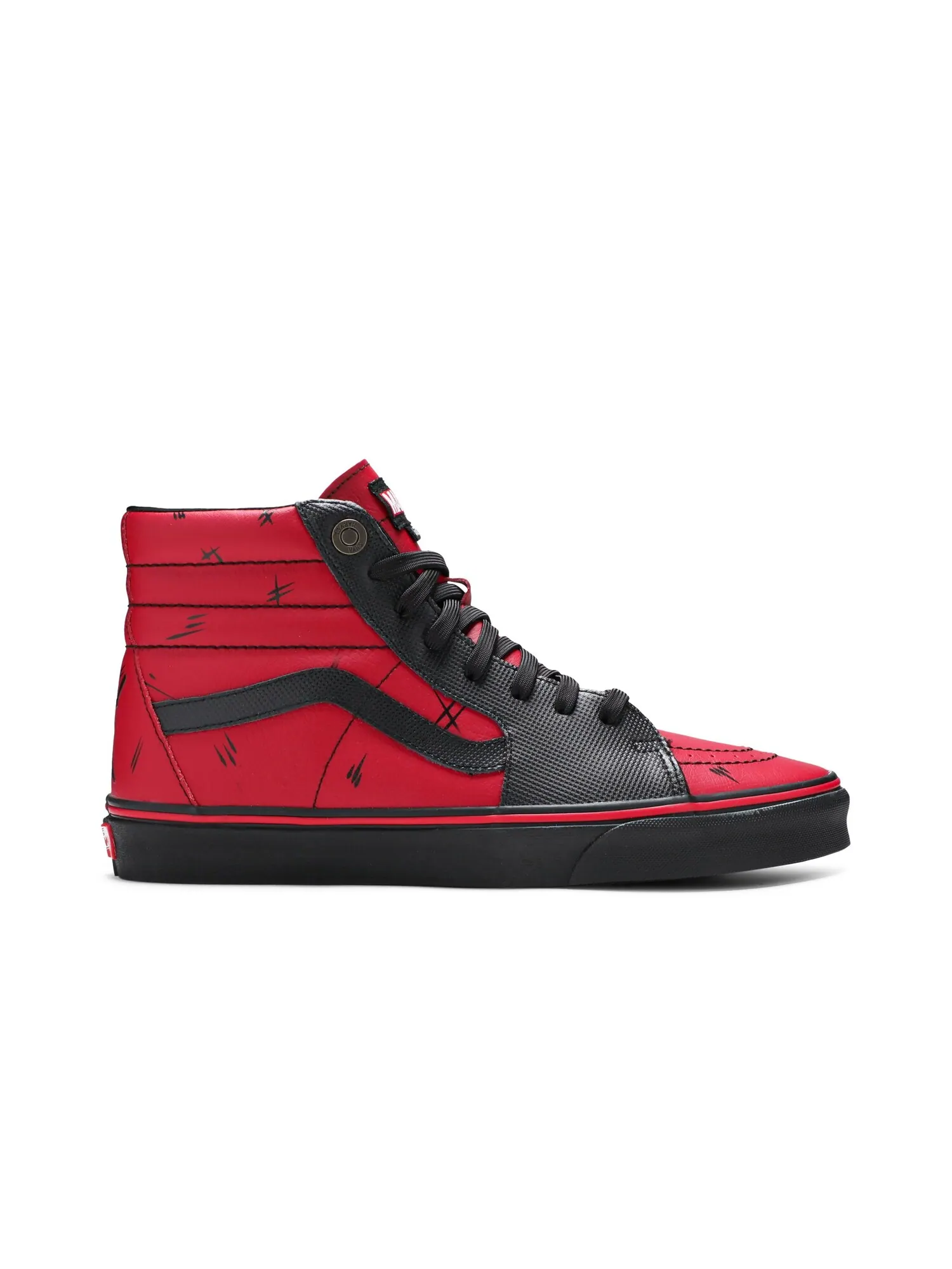 Кроссовки Marvel x SK8-Hi Vans — изображение 1 из 8, черный/красный