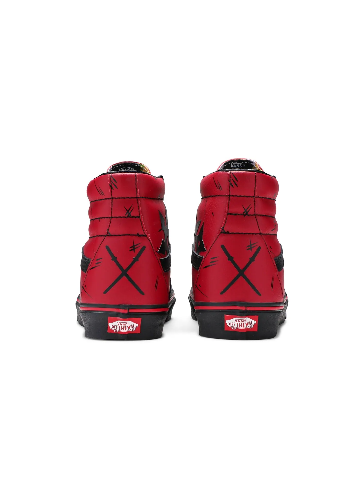 Кроссовки Marvel x SK8-Hi Vans — изображение 6 из 8, черный/красный