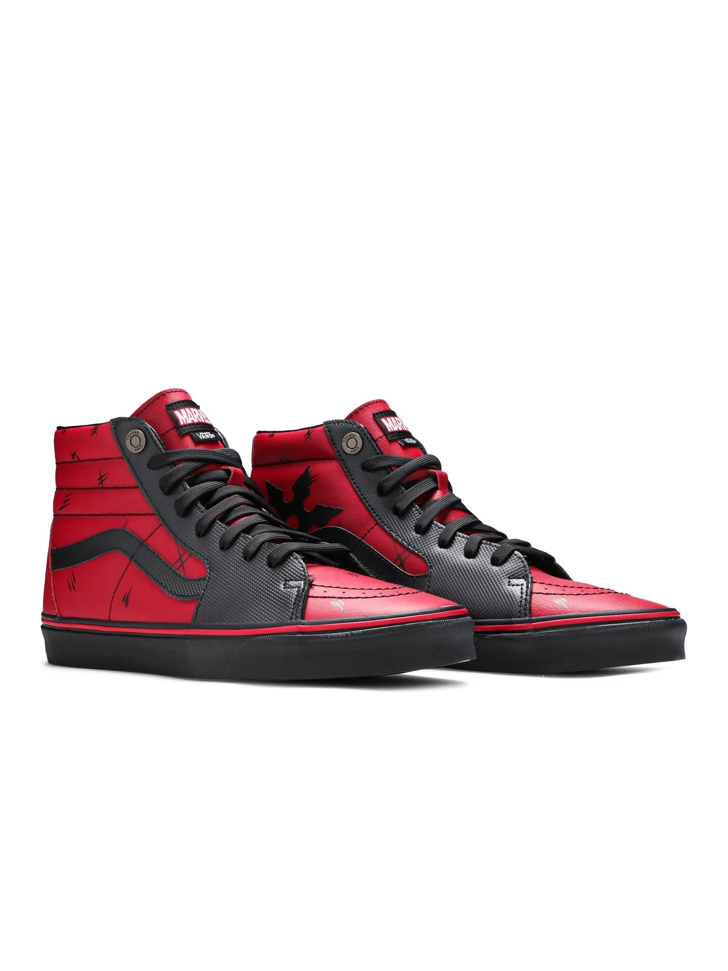 Кроссовки Marvel x SK8-Hi Vans — изображение 8 из 8, черный/красный