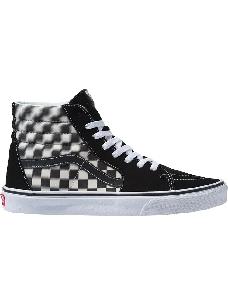 Кеды Vans Sk8-Hi Blur Check — изображение 1 из 1, черный
