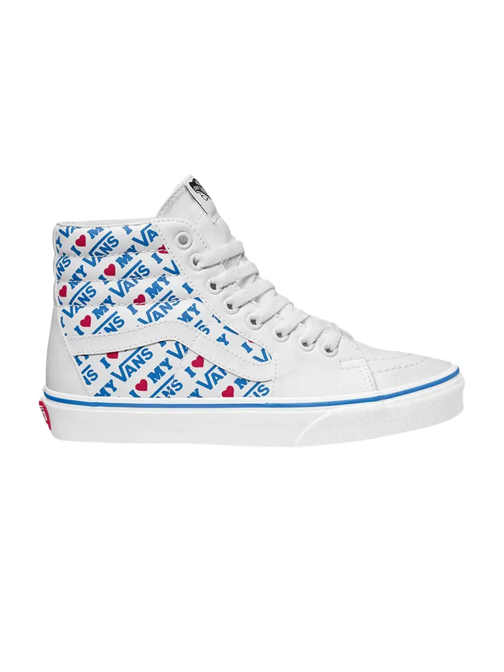 Кроссовки Sk8-Hi Vans — изображение 1 из 1, белый/синий/красный