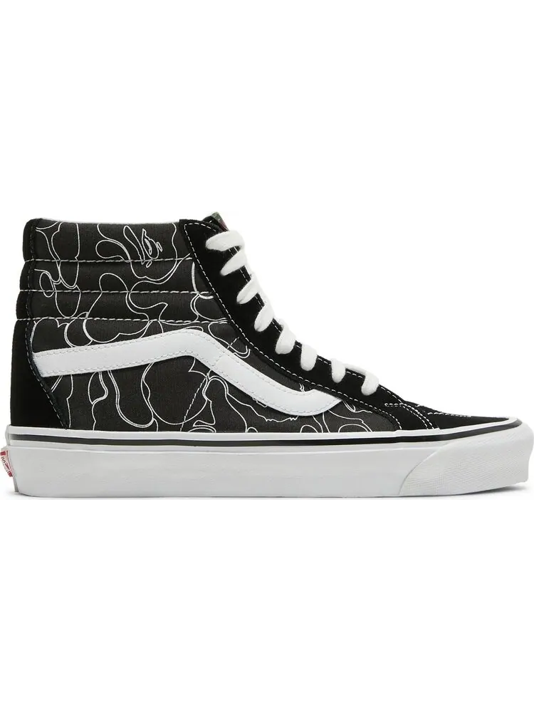 Кеды Vans BAPE x Sk8-Hi 38 DX Lined Camo — изображение 1 из 8, черный